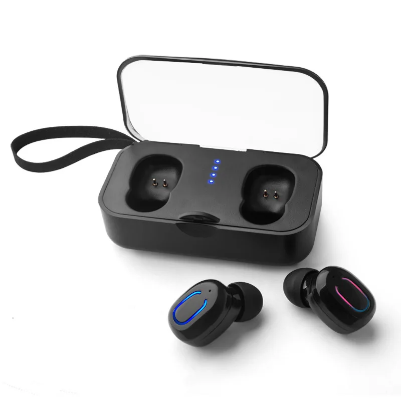 Top Selling 2019 Running Earphone Sport TWS Blue Tooth 5.0 Truely Wireless Stereo Earbuds with Charging Case