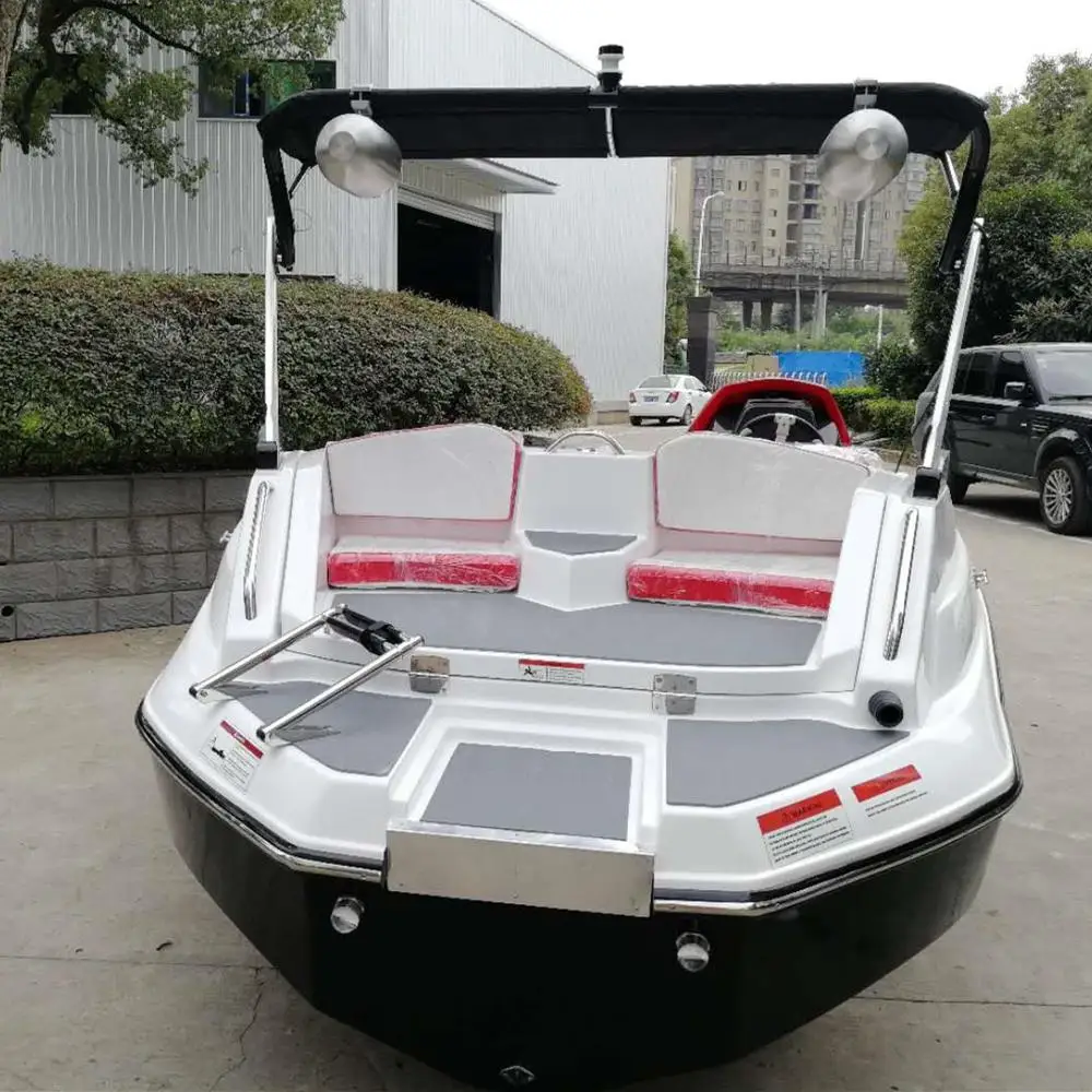 
China Seedoo Fiberglass Speed Boat Fast Boat Sport Boat with 60 HP engine 
