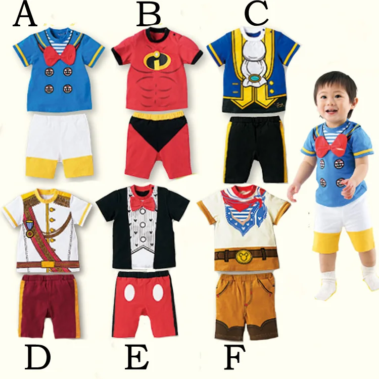 

Alibaba Express China Wholesale Summer Short Sleeve Children Boy's Boutique Clothing Set, As pictures