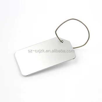 anodized aluminum luggage tags