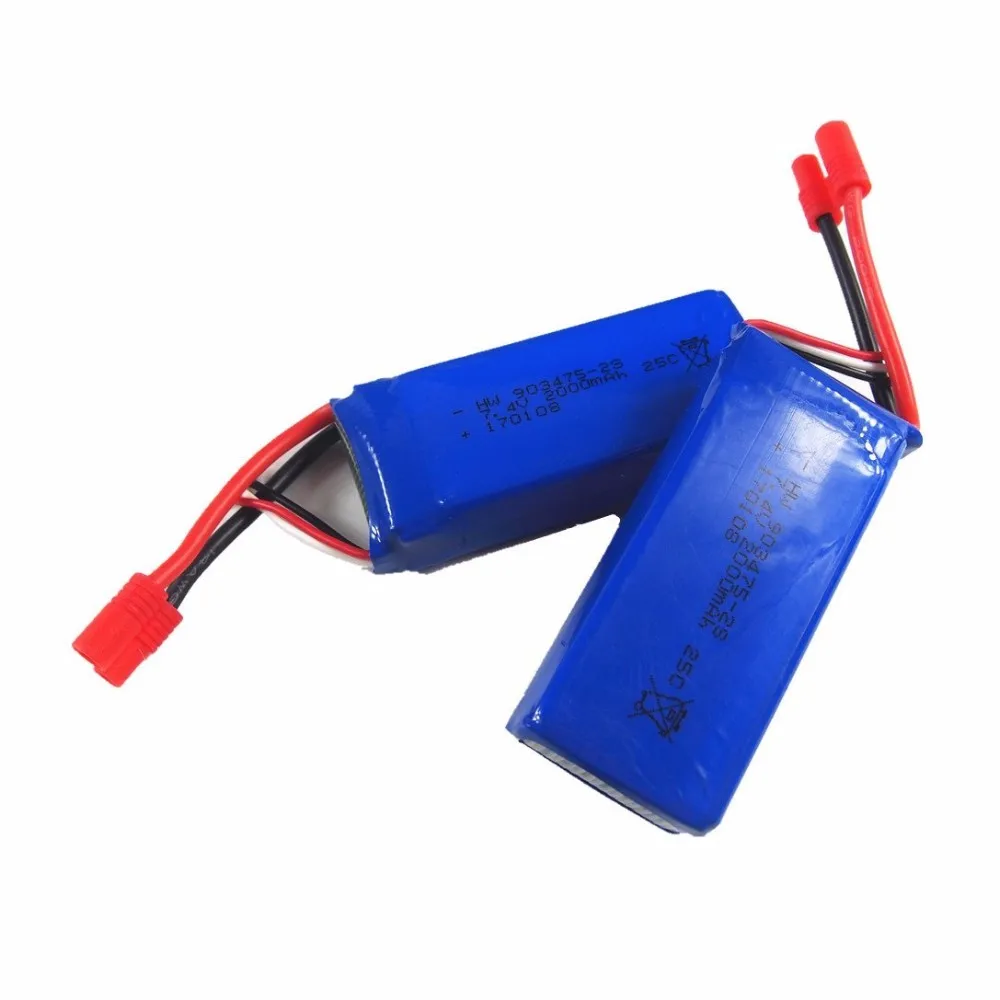 7,4 V Batería Lipo De 2000mah Para Syma X8hg X8hw X8hc X8 X8c X8w X8g