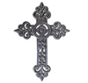 Metal home decoration iron crosses wall hanging cast iron crosses