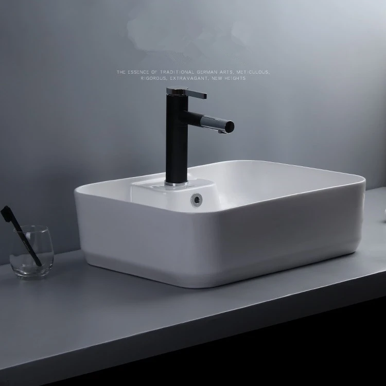 High Grade ceramic washhand basin Bathroom Rectangular washbasin bathroom sinks