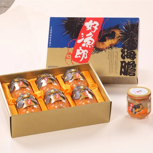 
Delicious natural taste sea urchin roe with gift box  (60633152527)