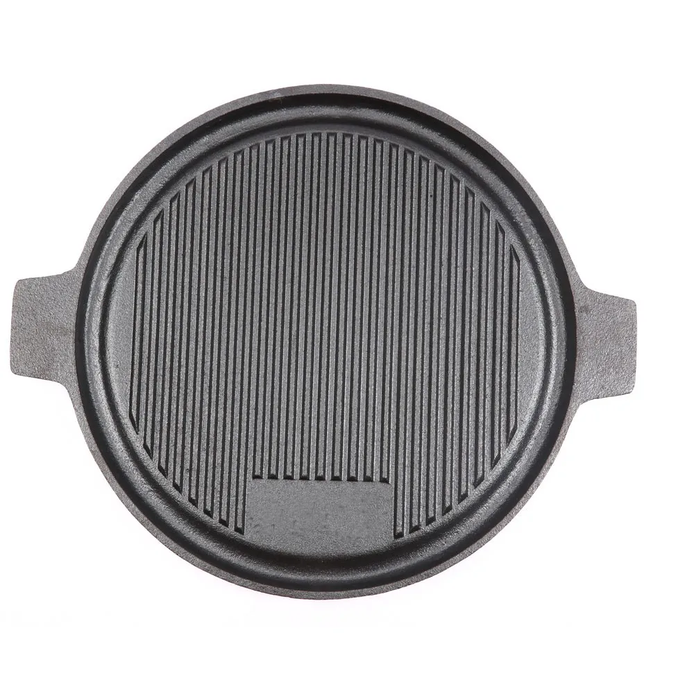 16inch Round Preseasoned Cast Iron Reversible Grill Pizza Pan Buy