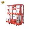 7LSJLII Shandong SevenLift 10 meter double mast manual telescopic aluminum construction window cleaning lift