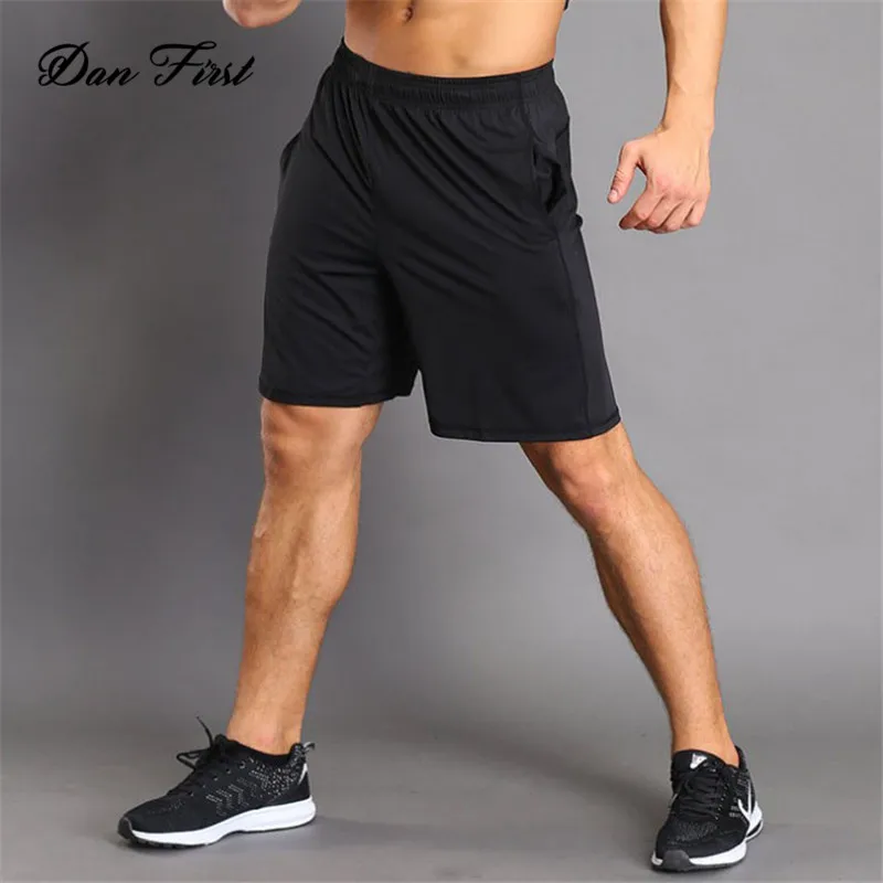 

Sports Running Workout Shorts Elasticated Strap Pockets Quick Dry Breathable Black Shorts, Black grey