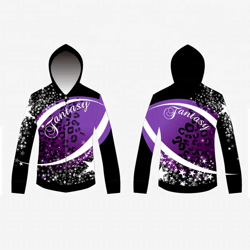 wholesale fashion cheerleading jacket custom cheer wear dance jacket