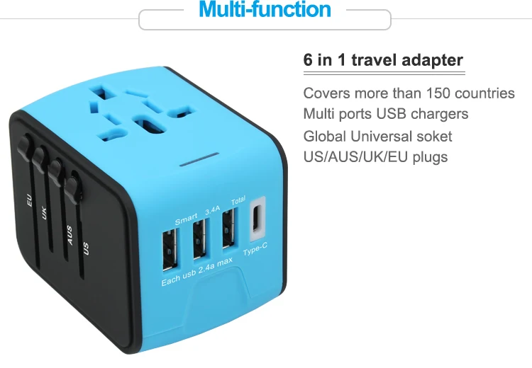 Mobile accessories wholesale promotional gift power supply adapter universal plug adapter for phone accessories