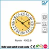 Original Quality Ronda 4003.B Quartz Watch Movement 5 jewels Long battery life 60 months Big date 3 hands