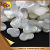Heart shaped mother of pearls shell slice stone beads gemstones for decoration
