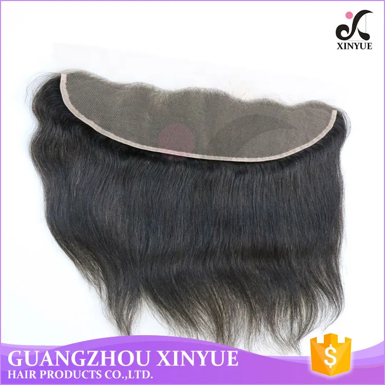 

high quality human hair lace frontal 1 piece with low price in silk base, N/a