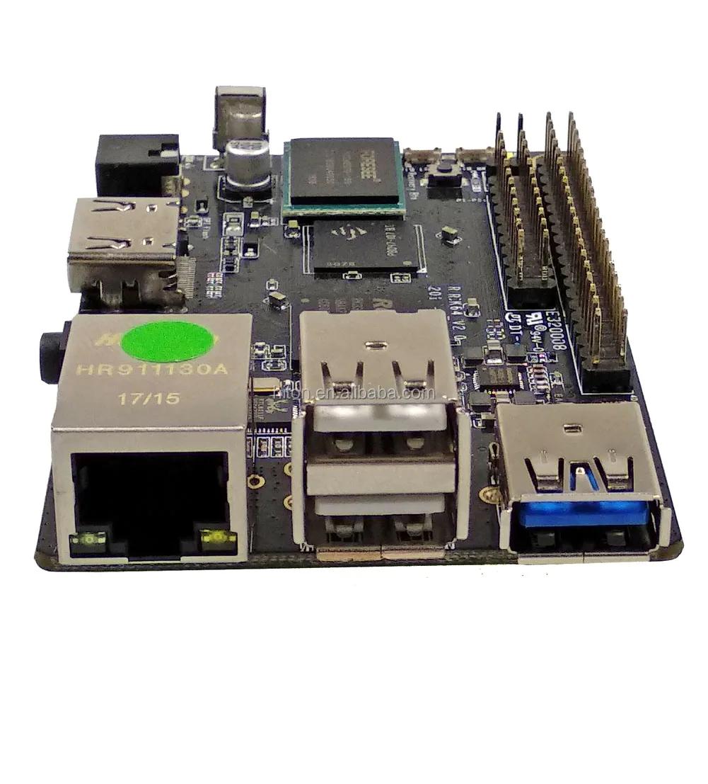 Highton android linux motherboard Rockchip 3328 GPIO PIN UART RJ45 USB