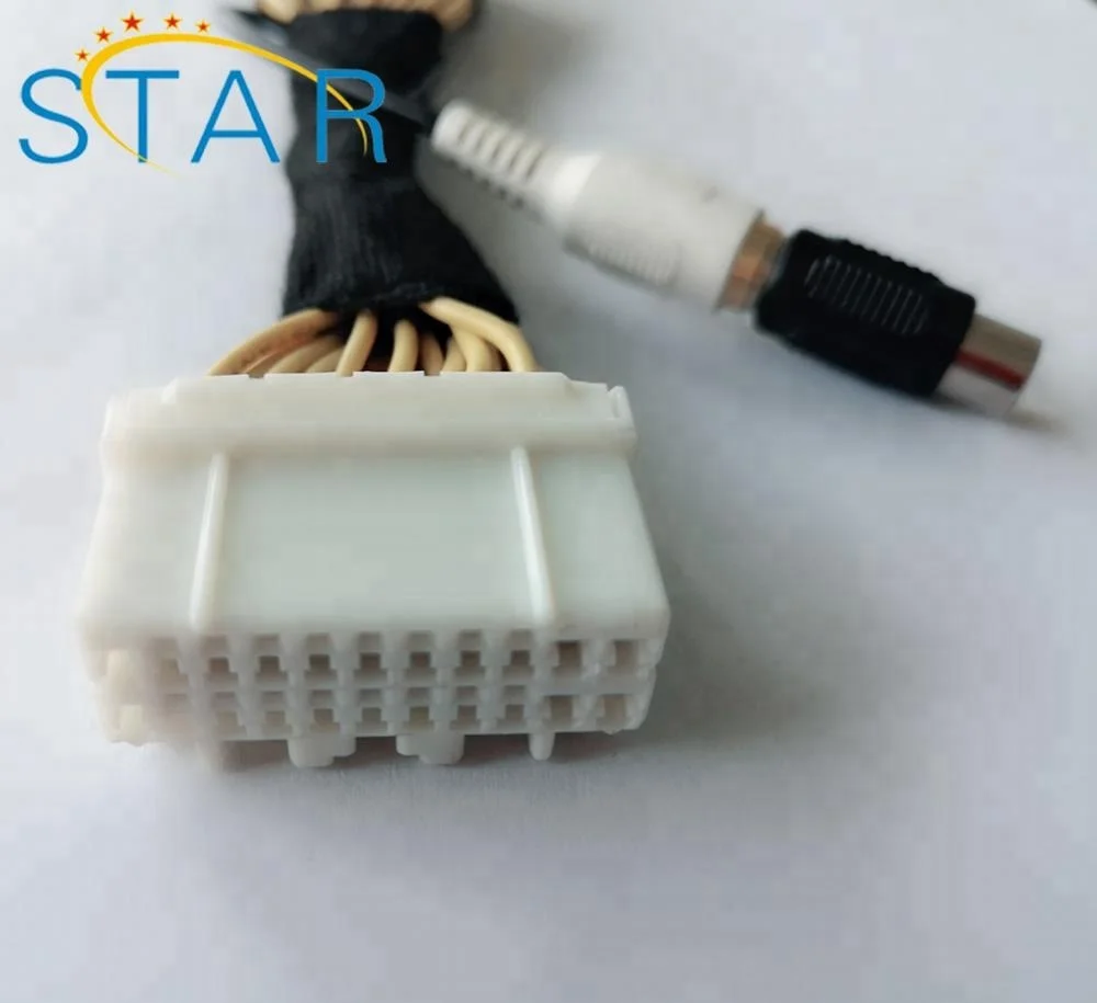 Automotive Ford audio 24 pin Car Stereo GPS/ISO/Radio wiring harness - ANKUX.COM