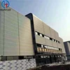 Construction Pre-Engineered Two Story Steel Structure Workshop Garage Car Building with Parapet Wall