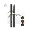 Wholesale hot sale best eyebrow pencil brand waterproof and sweatproof flat eyebrow pencil 2019