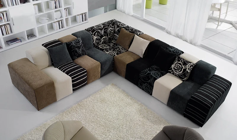 2018 Latest Modular Sofa Design Large Colorful Sectional Set 2018 Latest Modular Sofa Design Large Colorful Sectional Set For
