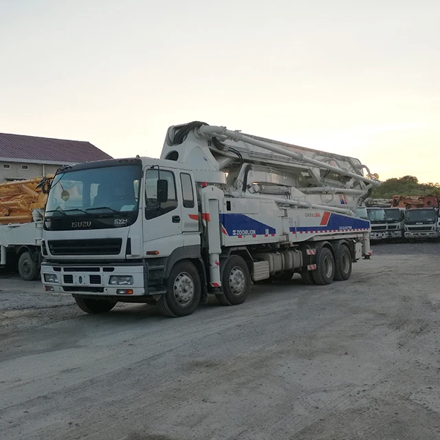 
2011 ZLJ5281THB125-37 49M 4 boom 48m used schwing concrete pump truck 