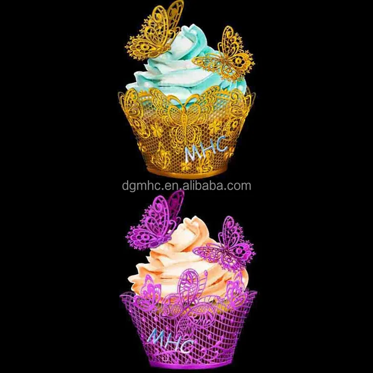 

Popular design cupcake decorating tool silicone lace mold, Blue