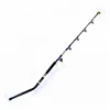 Pacific Bay roller guide trolling rod solid fiberglass rods game fishing rod