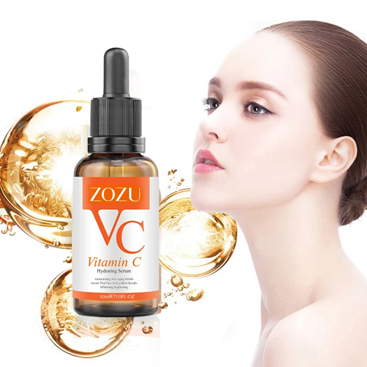 

ZOZU Brand Natural Skin Care Hyaluronic Acid Anti-aging Whitening Vitamin C Serum