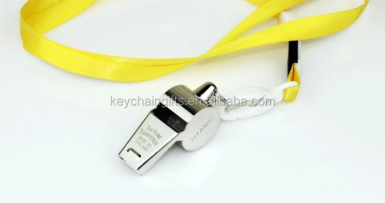metal sports referee whistle