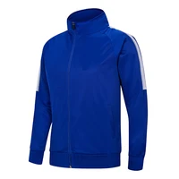 

Bulk Wholesale Plus Size Bright Blue Sports Track Jacket /Unbranded Football Track Suit Tracksuit for Man