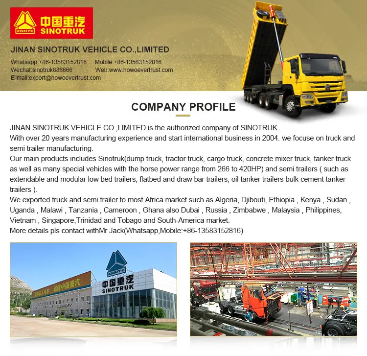sinotruck sinotruk howo beiben tractor truck price