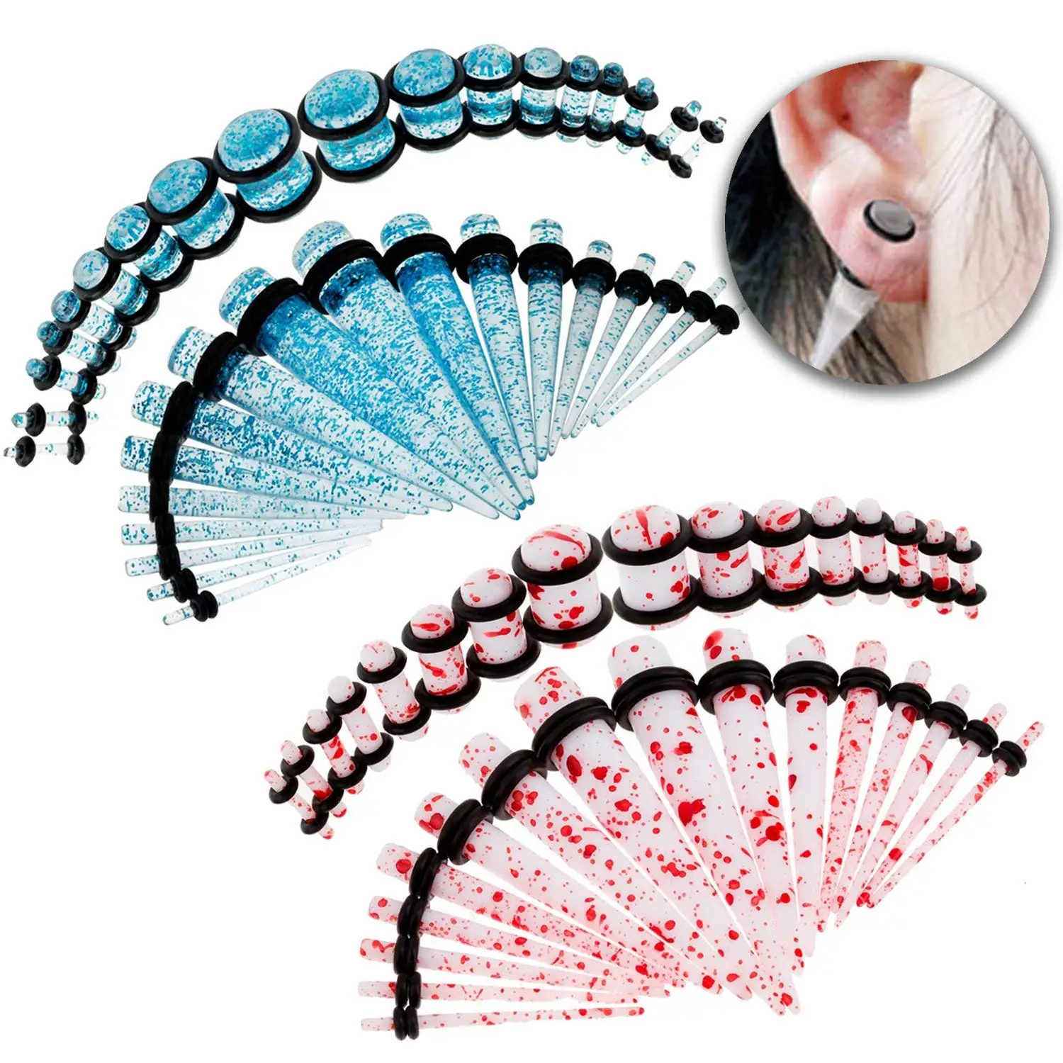 Ear Stretchers Sizes