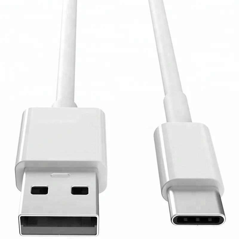 High-quality white black two-color data cable can charge Android phones through 2A USB data cable