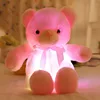 2018New design LED light teddy bear plush toy colourful teddy bear toy giant plush teddy bear for kids