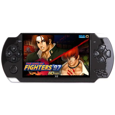 

Portable Game Console X6 4.3 Screen Size Handheld Game console with 8G Memory Built-in 10000 Games 128 Bit Video Game Player