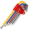 Bike Hand Tools Multi-function Bicycle Repair Tools 6 PCS/Set Hex Key Colorful Allen Wrench Bike Tools