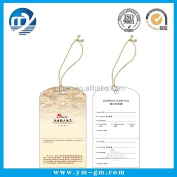 hotel luggage tags