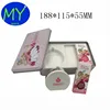 Elegant Embossed Metal Perfume Packaging Box With Lining