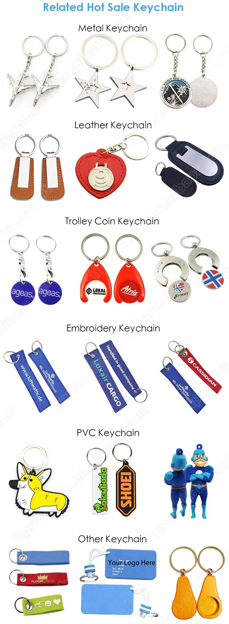 key rings fobs
