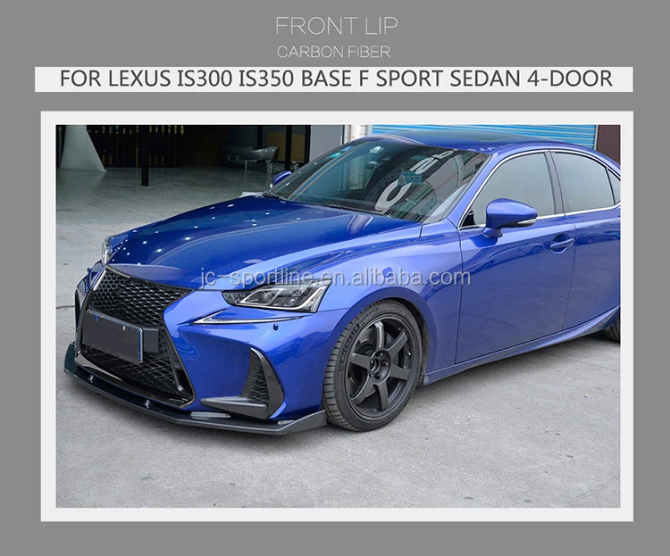 Carbon Fiber Is350 Auto Front Lip For Lexus Is300 Is350 F Sport Sedan 4