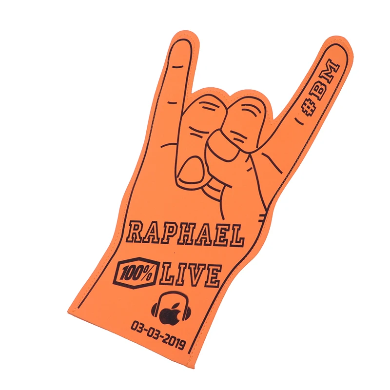 Promo Cheap Price High Quality EVA Foam Hand Palm Foam Fingers for Sports and  Concert Cheering
