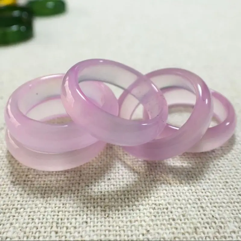 

gemstone rose chalcedony ring rose agate