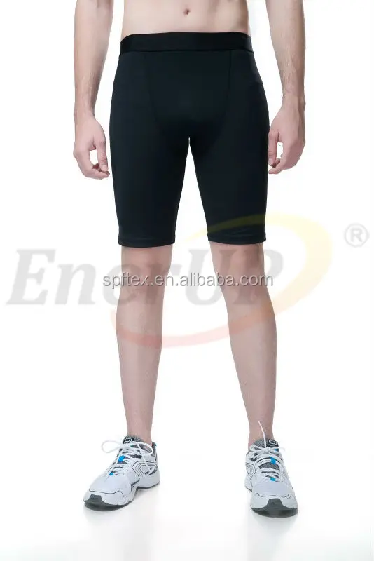 moisture wicking men's running compression gym shorts