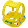 Pool Central Inflatable Baby Pool Float Sunshade Yellow Sea Creature