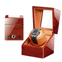 

1+0 Mabuchi motor wooden safe box watch box rotate china vollmond custom automatic single travel watch winder