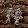 Boho Colorful Drop Tassel Earrings Fringed Indian Ethnic Dangle Earrings For Women Wedding Long Hanging Statement Earing