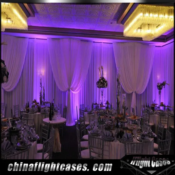 Colorful Pipe And Drape For Wedding Led Lighting Pipes And
