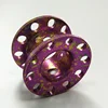 Purple metal two-color spotted oxidized metal shaft wheel housing customized Machining aluminum alloy machining CNC turning