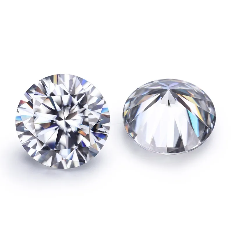 Starsgem Company Round Shape 8.5mm 2.5 Carat Def Color 8 Hearts And ...