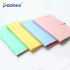 Plastic Candy Color A4 File Folder Small Document Bags Expanding Wallet Bill Folders for Documents