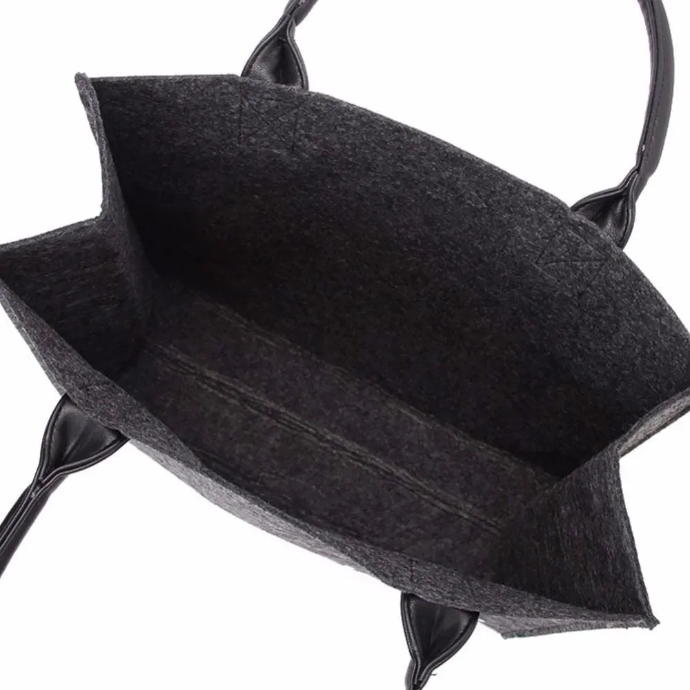 Wholesale Custom Polyester Felt Tote Bags Organic Wool Felt Bags