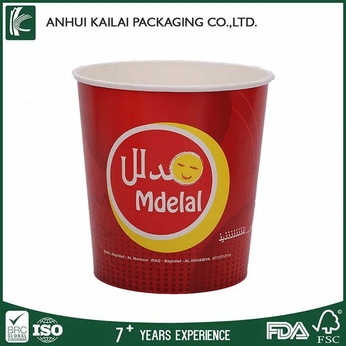 170oz disposable fried chicken custom logo paper bucket