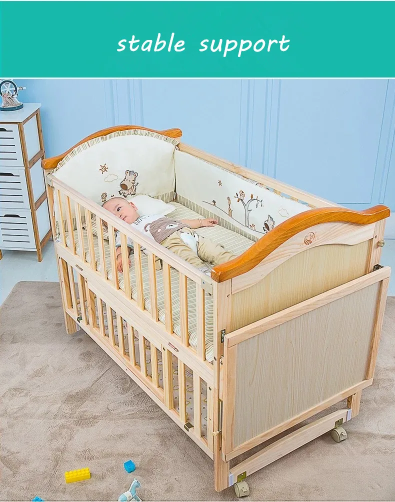 Factory Wholesale Cheap Price Wooden Baby Bed Design Baby Swing Cot Baby Crib Buy Baby Wooden
